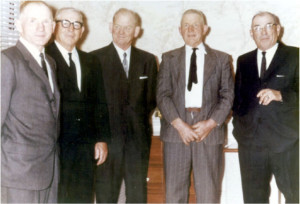 The Gasser brothers: Frank, Henry, Peter, Lou, and Al.